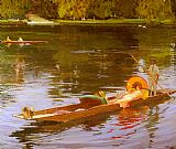 John Lavery Boating On The Thames painting
